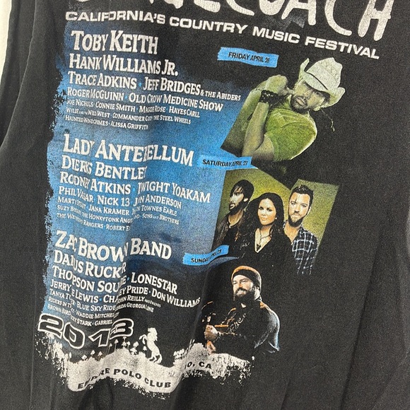 Stagecoach 2013 Country Music Festival Sleeveless Mens Top - Picture 4 of 4